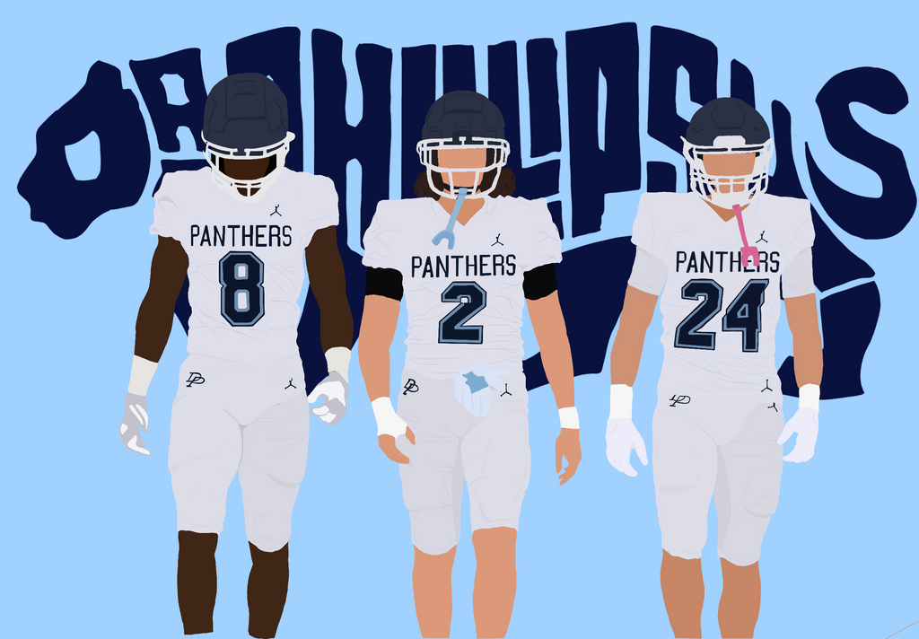 Custom digidrawing example - football