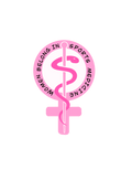 Women Belong In Sports Medicine sticker with Rod of Asclepius and female symbol